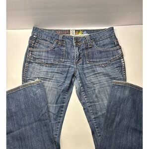Mudd Low Rise Flare Jeans (size 7) vintage Y2K